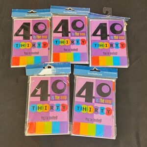 40 is the new THIRTY You’re Invited! 40 total invitations for birthday party